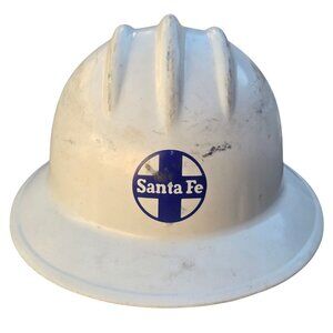 Santa Fe Bullard Hard Boiled Safety Hat Helmet Associated Full Brim Railroad